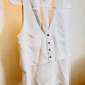 Women Candie’s white blouse/ office blouse